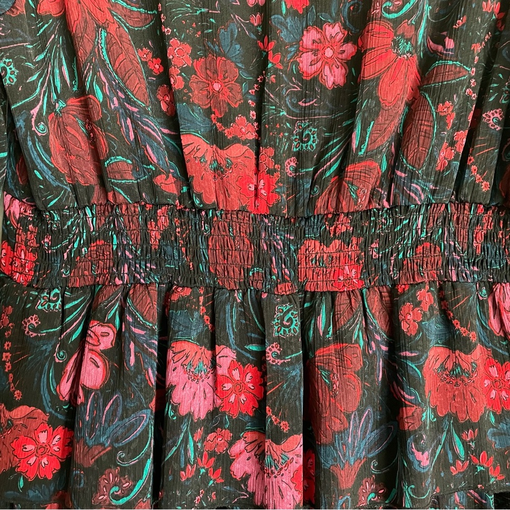 Promod Frilly Patterned Dress - Picture 3 of 7